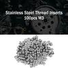 100 szt. M3 Stal nierdzewna SS304 Wkładki gwintowe helikalne z drutu spiralnego