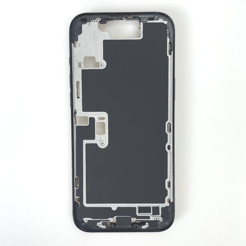 For iPhone 16 Pro Max Full Housing Middle Frame Bezel With Volume Power Flex Cable Side Button Chassis Repair Parts