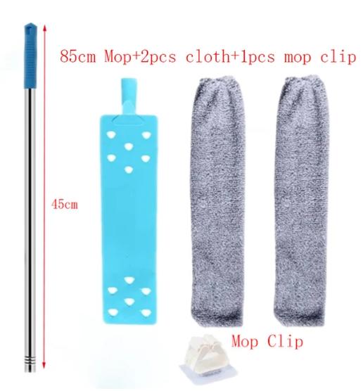 1/2/3pcs Cloth Retractable Dust Cleaner Under Appliance Microfiber Furniture Bedroom Sofa Bottom Household with Pole Washable