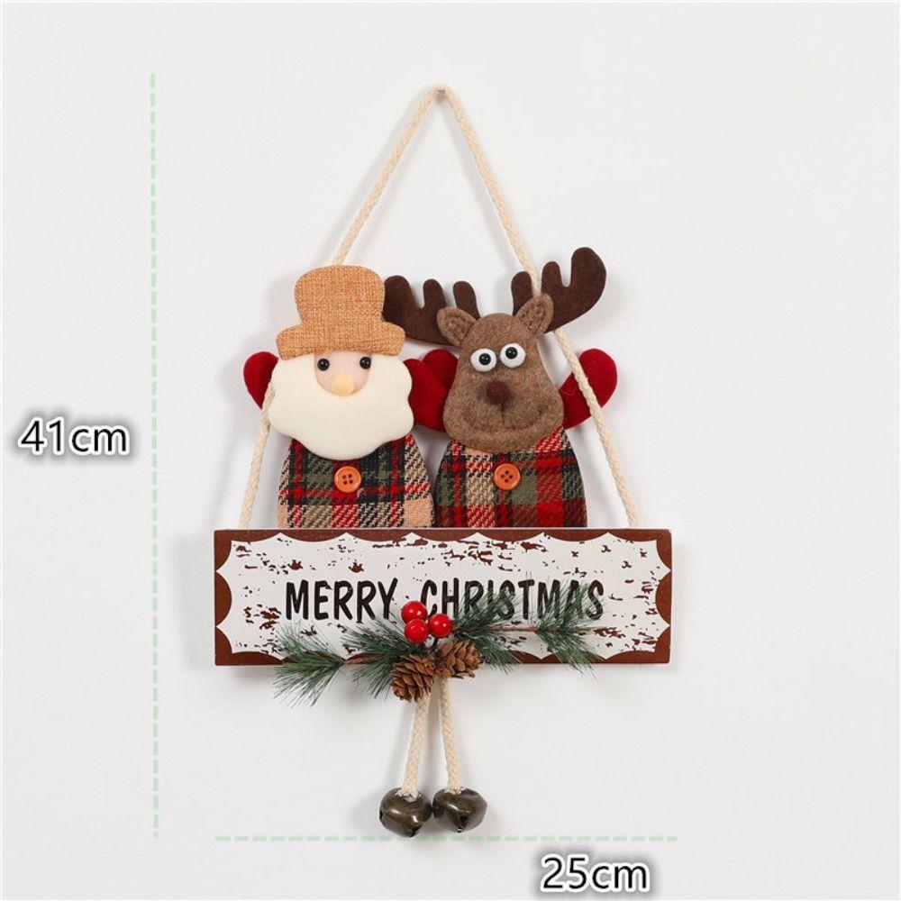 Santa Claus Christmas Pendant Creative Merry Christmas Ornament  Party Decoration