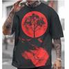 Men's T-shirt short-sleeved tops Japanese style Ukiyo-e clothing