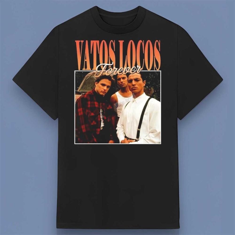 Винтажная футболка Blood In Blood Out Vatos Locos Forever Размеры S-4XL Подарок фанату Унисекс футболка XXXL