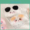 Fw126 Cartoon Plush Storage Bag For Girls Diy Journal Material Organizer Portable Pencil Case Wholesale