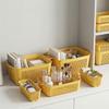 1/2/4PC Plastic Cosmetic Storage Basket Large Capacity Desktop Stationery Organizer Multifunctional Bathroom Sundries Basket