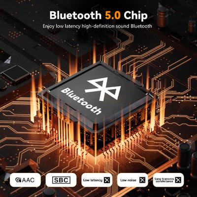 Bluetooth 5.0 Mini-Verstärker Hi-Fi Stereo Zweikanal HeimAudio TPA3116 Chip Unterstützung AUX Leistungsverstärker 50+50W USA. Stecker
