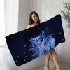Horror Movie P-perfect B-blue Bath Towel Microfiber Soft Water Absorbing Breathable For Girl Kids Cartoon Beach Towel