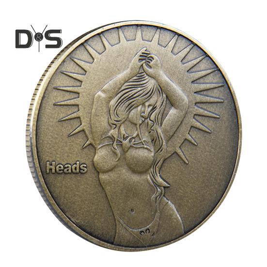 

Монета вызова для пар, сексуальная женская двусторонняя монета, коллекционная любовная монета, монета вызова для взрослых, монета для девушек на удачу, для мужчин и женщин, для свидания B