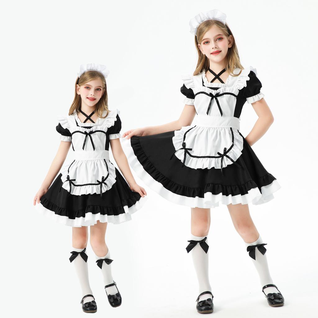 June 1st Children's Day Maid Clothing Children's Clothing Girls Pastoral Farm Girls Princess Lolita Lolita Dress