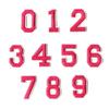 Colorful English Letter & Number Embroidery Patch Set for Clothing Decoration