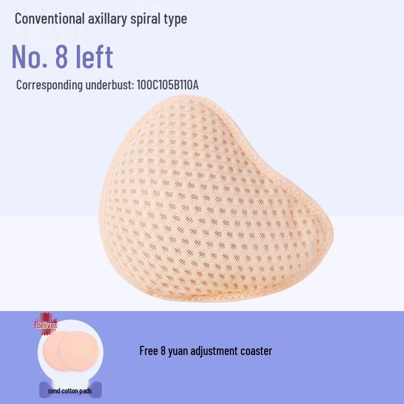 Leichter atmungsaktiver Mastektomie-BH mit Prothesenbrust für den Sommer