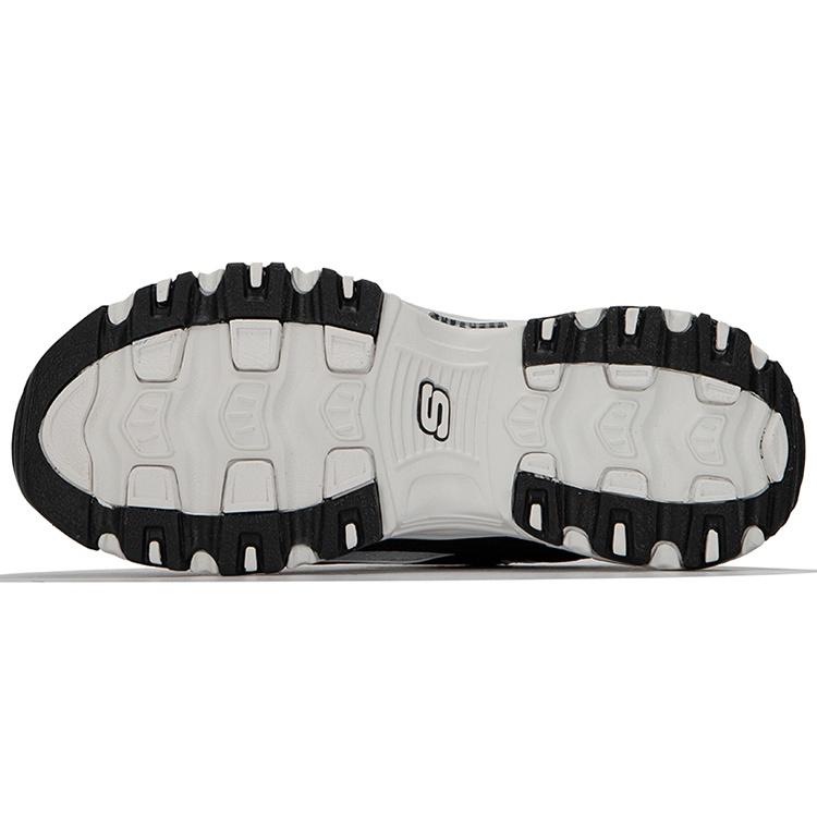 (WMNS) Skechers DLites 1.0 'Black White' Women's 896085-BKW