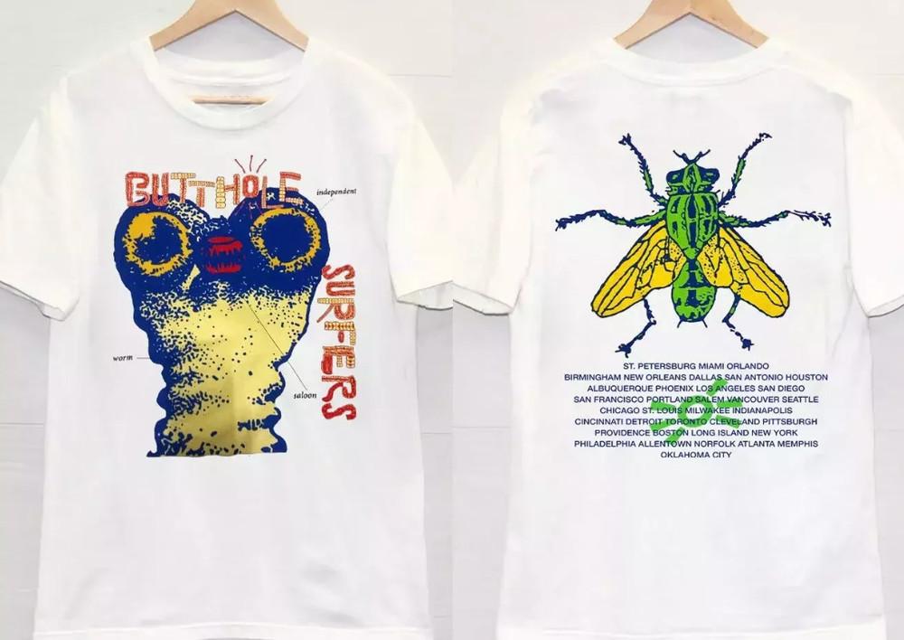 VTG Butthole Surfers Independent Worm Saloon Tour 1993 TShirt Unisex T-Shirt