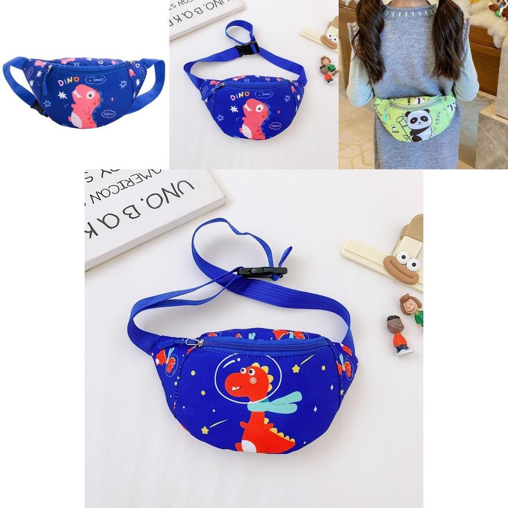 Adorable Cartoon Children's Backpack Stylish Korean Design Fashionable Unisex Waist Bag
