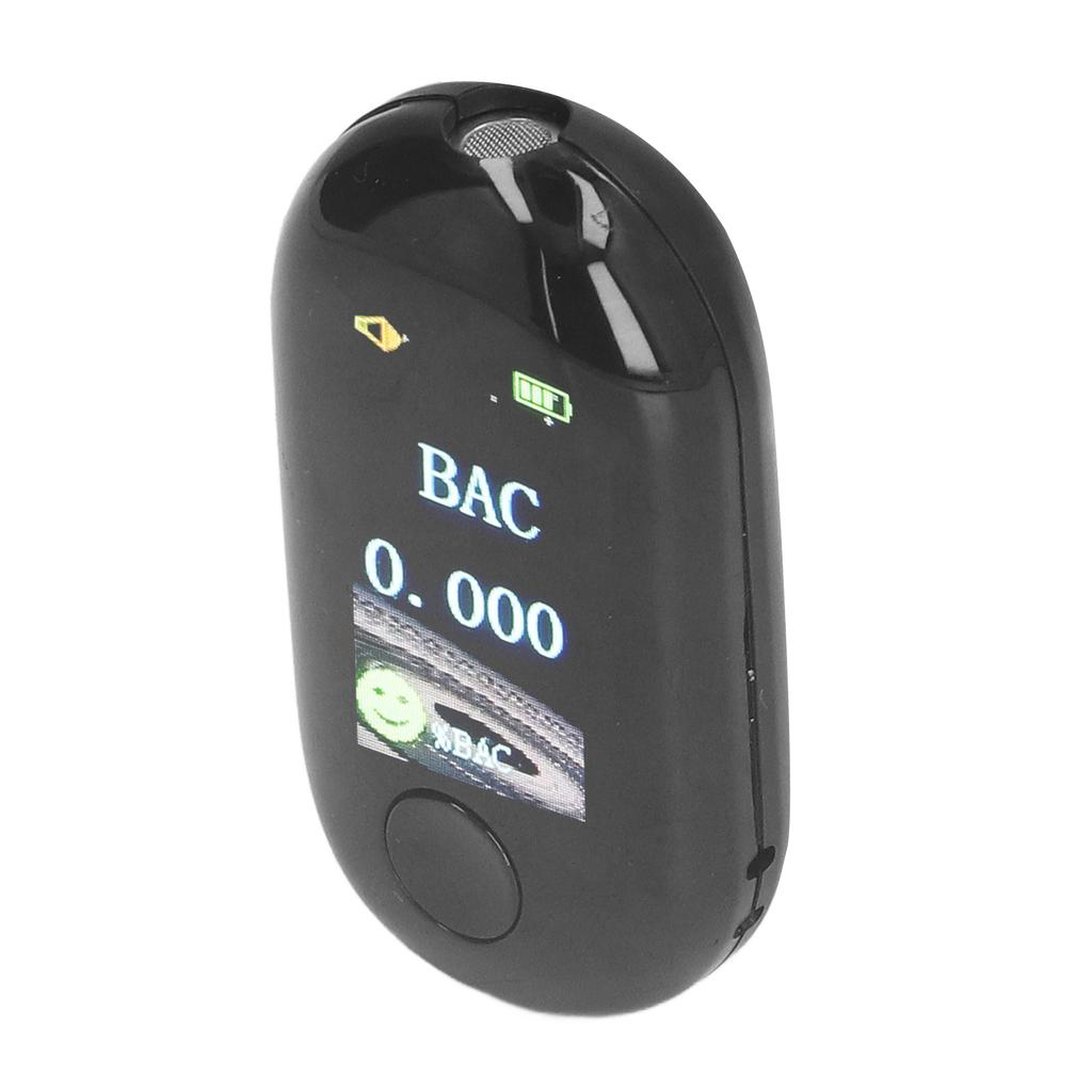 Alcohol Tester USB Charging Contactless Accurate Mini Breath Alcohol Detector with 3 Indicator