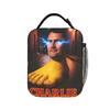 Charlie Kirk Giant Foot Insulated Lunch Bags Leakproof Funny Meme Meal Container Thermal Bag Tote Lunch Box Office Outdoor Men