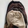 Kids Casual Loose Solid Cotton Flying Squirrel Harem Pants For Toddler Boys And Girls