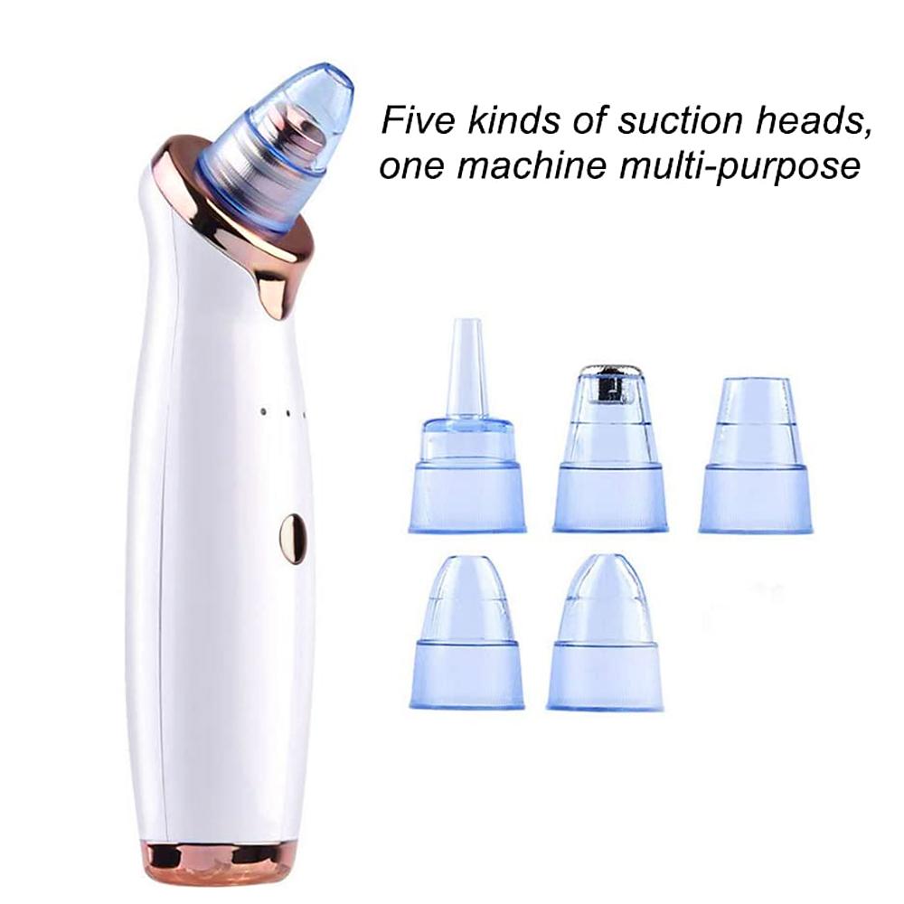 Blackhead Remover Blackhead Suction Equipment Electric Blackhead Suction Pore Cleaner Beauty Equipment White