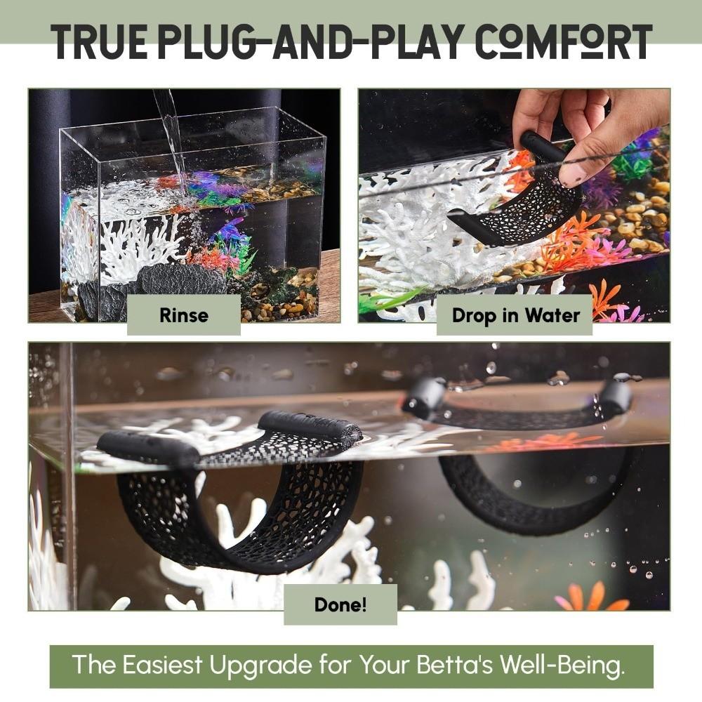 Plastic Floating Fish Hammock 3D Printing Aquarium Resting Platforms  Small Aquatic Pets