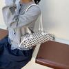 High-end Large Capacity Polka Dot Handbag Zipper Design Polka Dot Women's Bag Underarm Bag Women