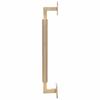 GALLUP Round Grip Door Handle, Brass, Antique Style, with Screws, 7505-50 (Gold)