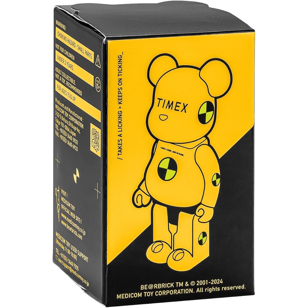 Timex BE@RBRICK 170th Anniversary TXBR100-YL Yellow Plastic Watch