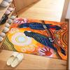 Australian Aboriginal Style 86 Carpet Perfect for Bedrooms Outdoor Kitchen Dining Room Antislip Carpet Anime Office Decor Birthday/Christmas Gift