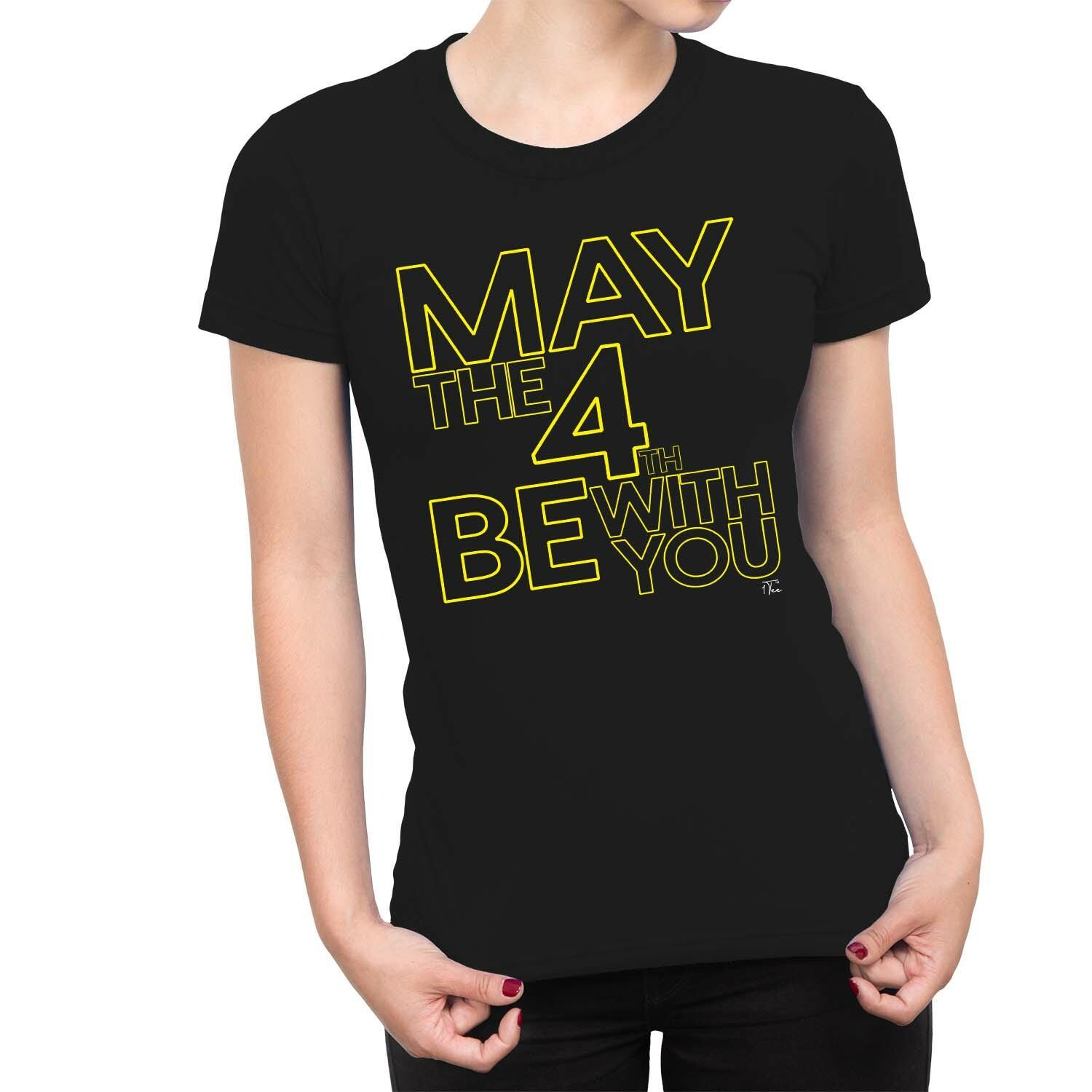 1Tee Womens May The Forth Be With You T-Shirt XXL