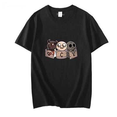 The Binding of Isaac Roguelike Religia T-shirty MĘSKIE Kreskówka Gorąca Gra T-shirty T-shirty Wiosna i Lato High Street