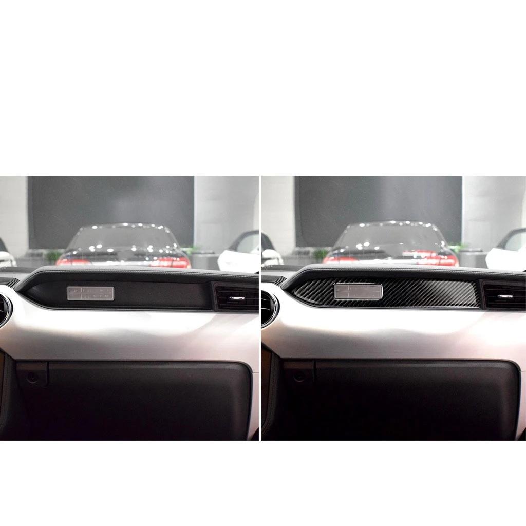 Für Ford Mustang 2015 2016 2017 2018 Armaturenbrett Panel Dekor Abdeckung Zierleiste Aufkleber Carbon