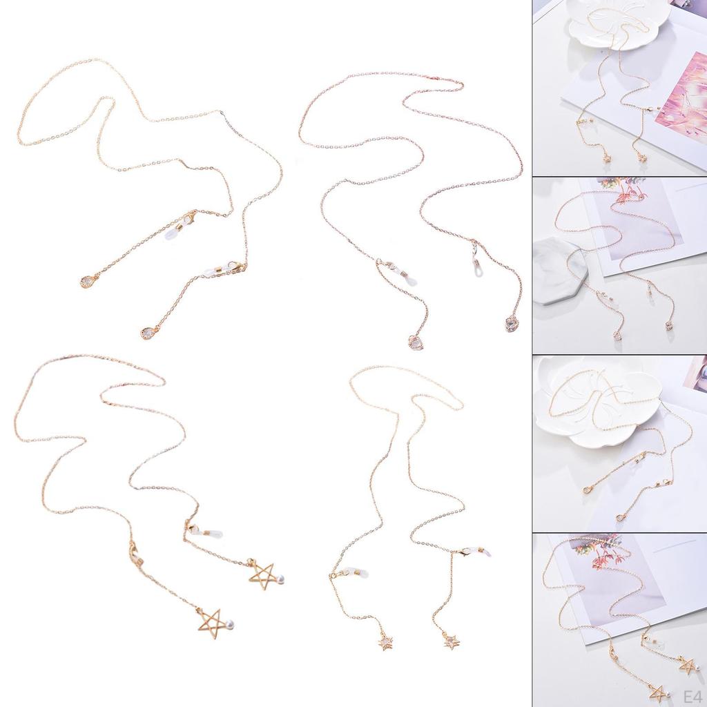 Glasses Sunglass Eyeglasses Chain Stylish Eyewear Retainer Holder Strap Mask Holders Women, Men