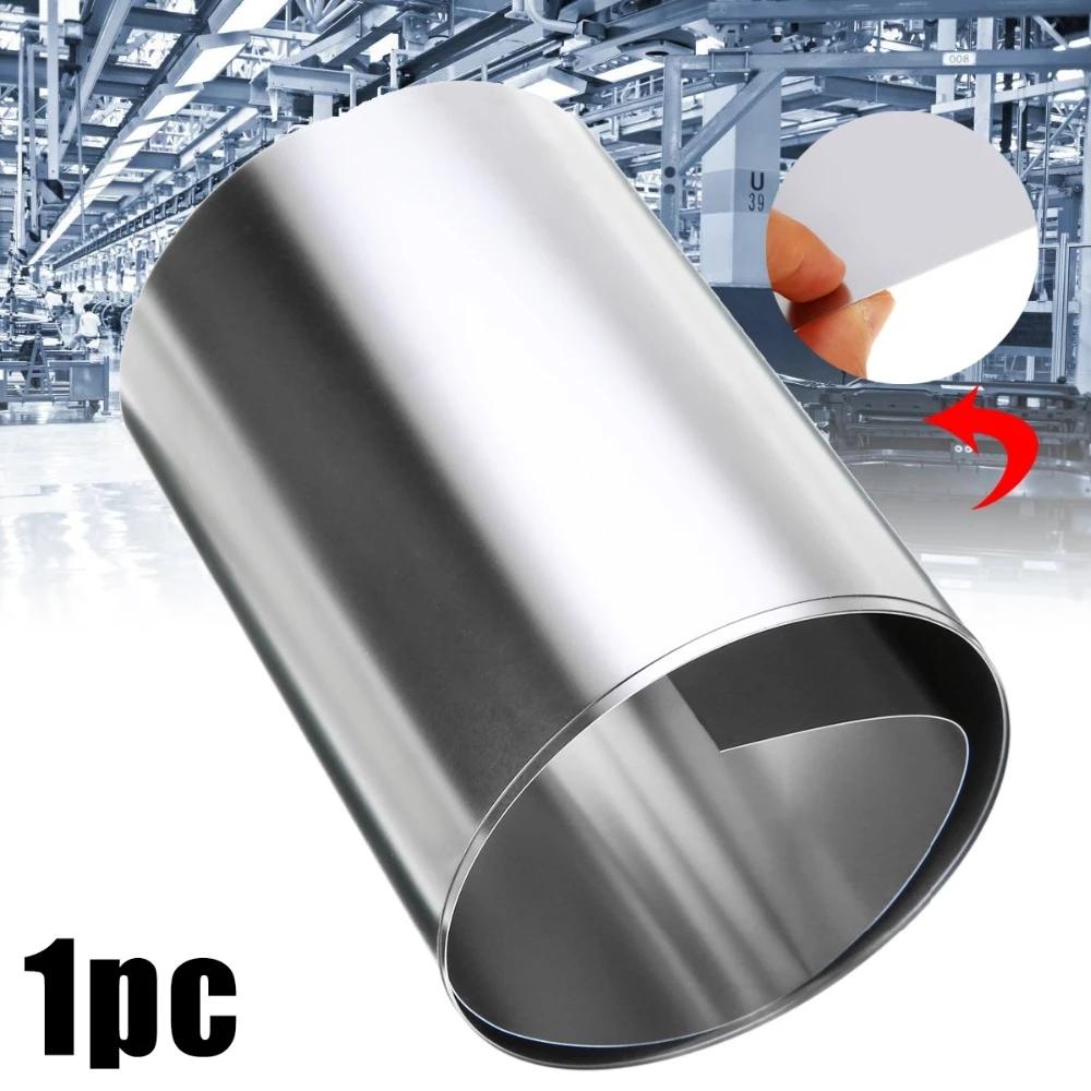 Bande D'acier Inoxydable 304 - Épaisseur 0,08 Mm, Largeur 100 Mm, Longueur 1 M - Pour Modélisme, Bricolage, Gravure
