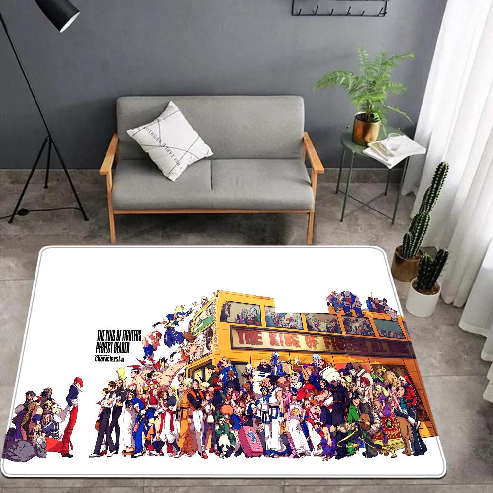 King of Fighters Floor Mat Bathroom Mat Kids Room Bedroom Decoration Balcony Anti-Slip Doormat Living Room Welcome Rug