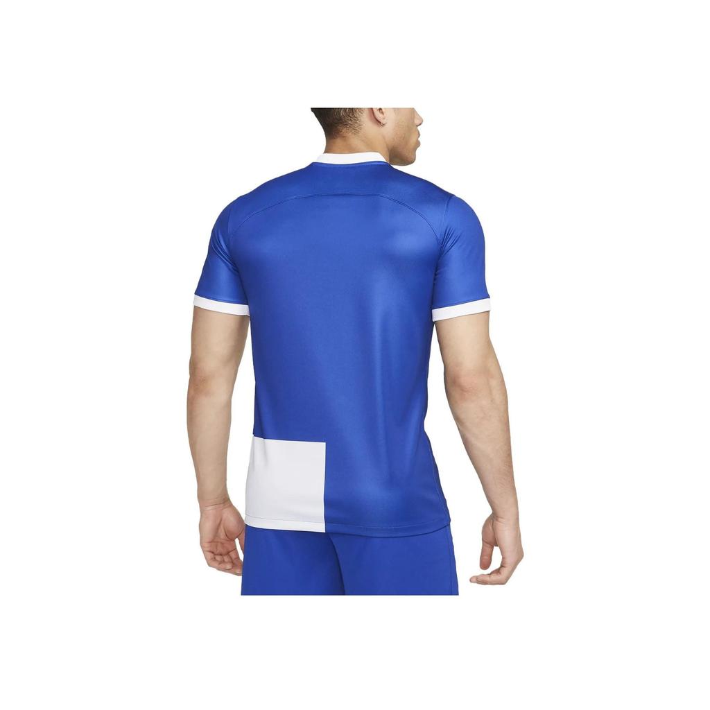 Nike Atletico Madrid 23-24 Away Kit Short Sleeve Round Neck Football Shirt Men Tops Blue DX2679-418