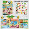 Cross-border Jelly Sticker Book: Educational Silicone Reusable Stickers for Baby Kindergarten Fun and Gifts