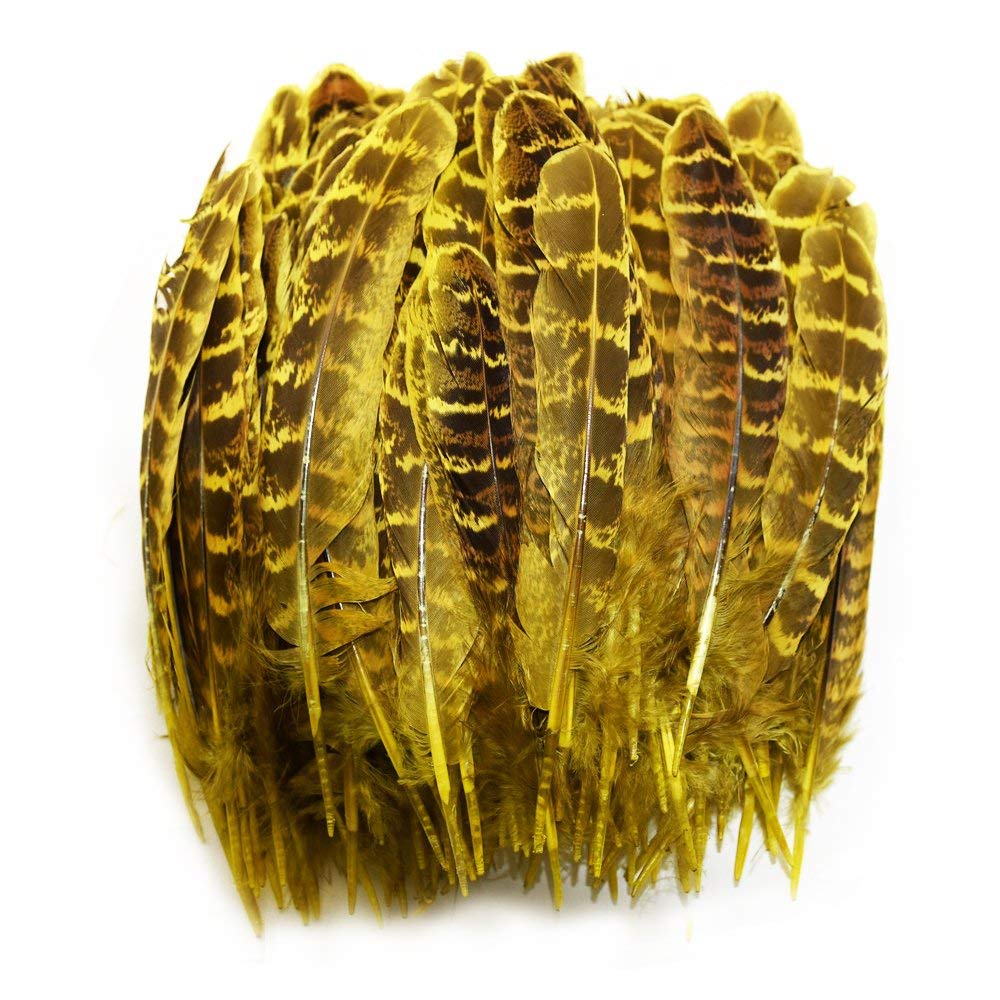 Naturlig fasanfjäder för kläder 4-6"/10-15CM Högkvalitetsfärgade kvinnliga fjädrar för hantverk Smycketillbehör Billiga plymer