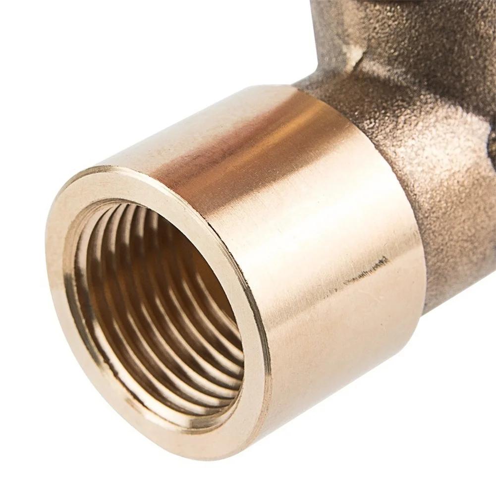 M18x1 5 Threaded Brass Sensor Adapter 90 Degree Elbow Fitting for Automotive Exhaust Applications Providing Performance