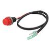 Boat Outboard Engine Motor Start Stop Switch 45cm Cable Push Type Keyless Universal for Marines