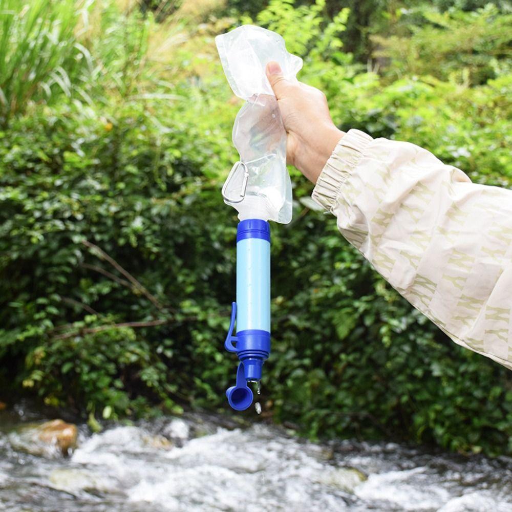 Mini Purification Water Filter Straw Drinking Water Filtering Straw Outdoor
