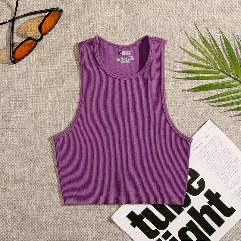 Ribbed Quick-Dry Yoga & Running Sports Bra - Skin-Friendly Nude Finish