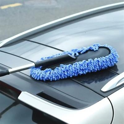 Zasúvací mop na umývanie auta Chenille Prachovka na prach Škrabka na auto Čistiace nástroje Čistenie auta Kozmetické produkty
