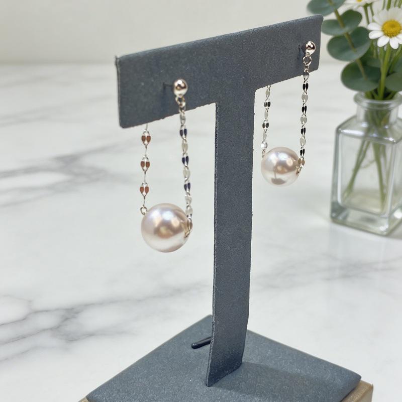 S925 Sterling Silver Pearl Tassel Earrings - Elegant, Versatile Dangle Earrings for Women