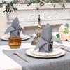 Soft Textured Napkins for Restaurants Imitation Linen Cloth Napkin, Washable Fabric 18 x Stain Resistant Parties Inch Square Napkin Weddings