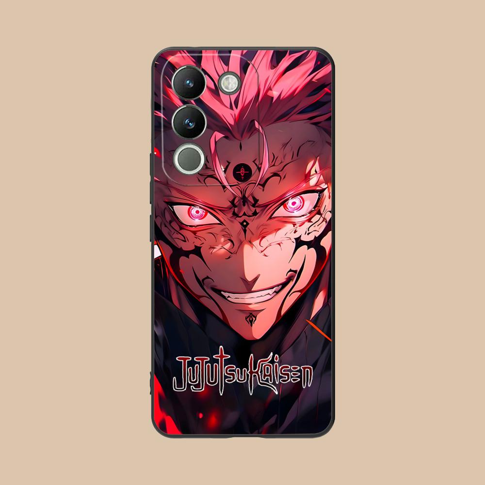 Jujutsu Kaisen Sukuna Mobile Phone Case for VIVO V60 V50 V40 V30 V29 V27 V25 V23 Pro Lite 5G Colorful Printing Cover Smartphone