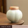Ceramic Lantern Tea Caddy with Spiral Lid