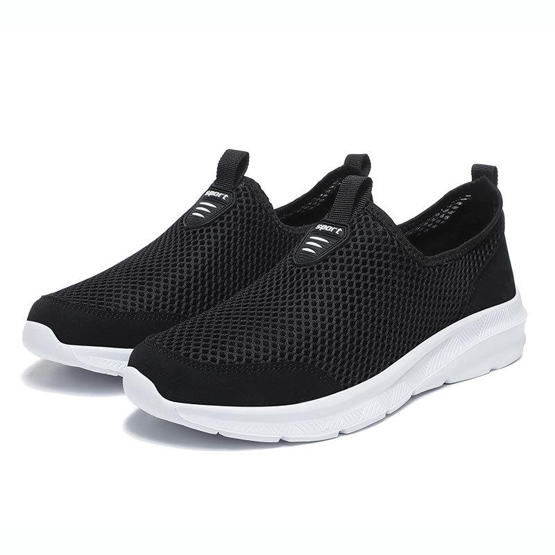 Shoes Men's plus Size Fashion Summer Breathable Hollow Fashion Shoes Men's Lightweight Casual Sneaker
