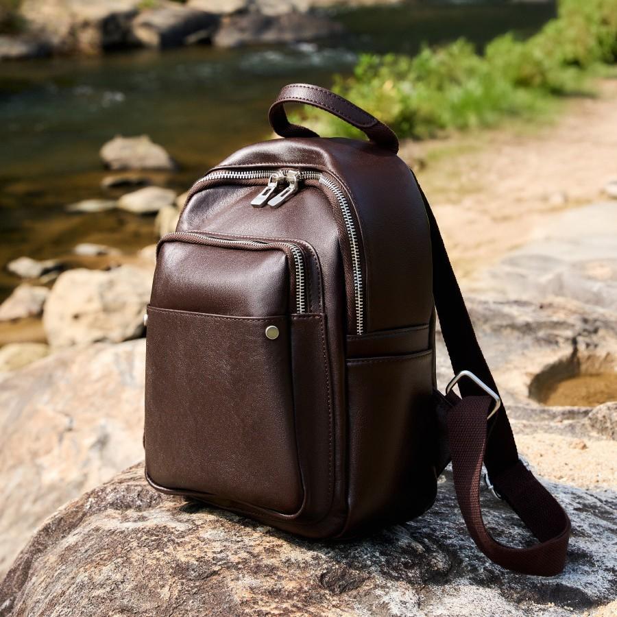 Premium Vegetable Tanned Leather Women'S Backpack Autumn And Winter Fashion Travel Commuter Large Capacity Women'S Backpack