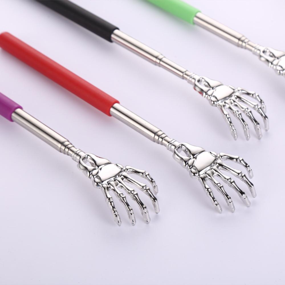 Retractable Magic Hand Back Scratcher Stainless Steel Self Use Itch Relief Massager Care Tool Household Gadget Perfect Gift