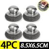 1/6Pcs Stainless Steel Kitchen Pot Brush with Ergonomic Handle Wire Ball Cleaning Tools Home Kitchen Dish Washing Accessories