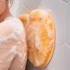 Silikonový exfoliační sprchový masážní škrabák Protiskluzová koupelová mycí podložka Kartáč na mytí nohou Koupelnová pomůcka Podložka Drbátko na záda S přísavkami Kartáče