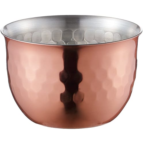 

Tanabe Metalwork Hana Sake Cup, 90ml, Copper Mirror Hammered Finish, 2433